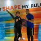 Ai Lee Syarief dan Umar Syarief dalam acara Master Class STRONG by Zumba yang dilaksanakan di Senayan City pada Sabtu (5/10/2019). (dok. Liputan6.com/Novi Thedora)