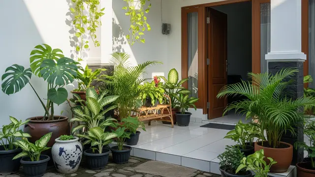 Putih Bersih yang Membuat Tanaman Lebih Menonjol