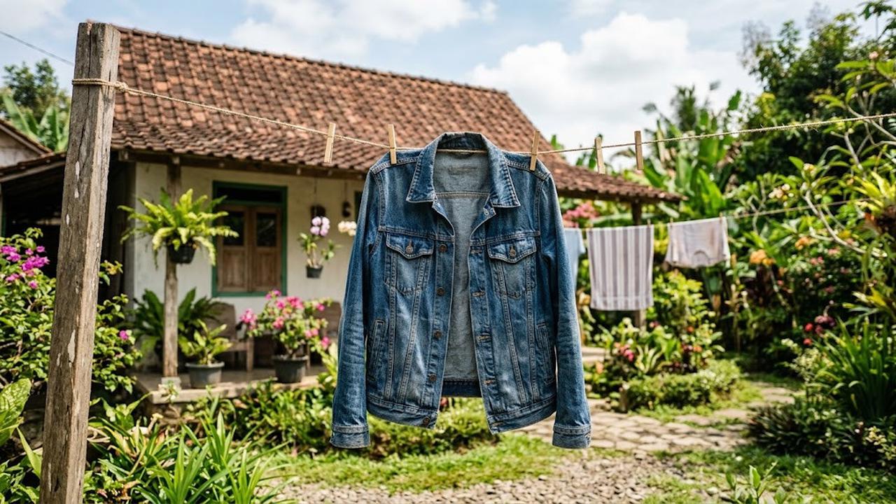 Jaket dijemur