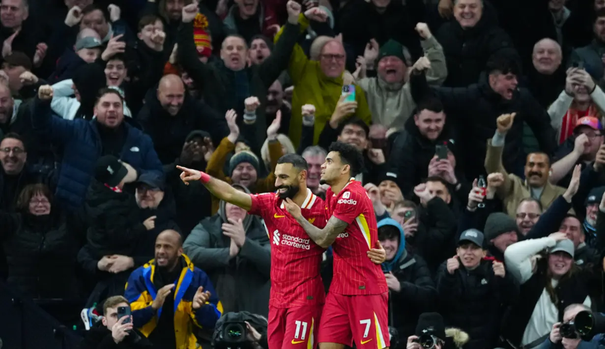 Hasil ini membuat Liverpool kokoh di pucuk klasemen dengan raihan 39 poin dari 16 laga. Sedangkan Tottenham ada di posisi 11 klasemen sementara Liga Inggris 2024/2025 dengan koleksi 23 angka dari 17 laga. (Adam Davy/PA via AP)