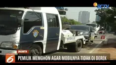 Pemilik dapat mengambil kendaraannya dengan membayar denda sesuai perda larangan parkir yaitu sebesar Rp 500 ribu.