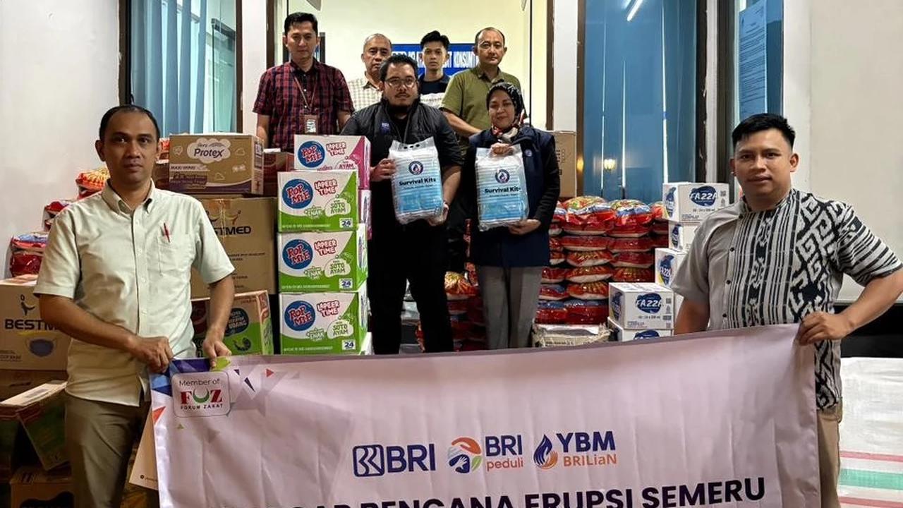 BRI Peduli Salurkan Bantuan bagi Warga Terdampak Erupsi Semeru