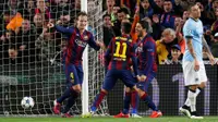 Half Time: Rakitic Bawa Barcelona Ungguli ManCity