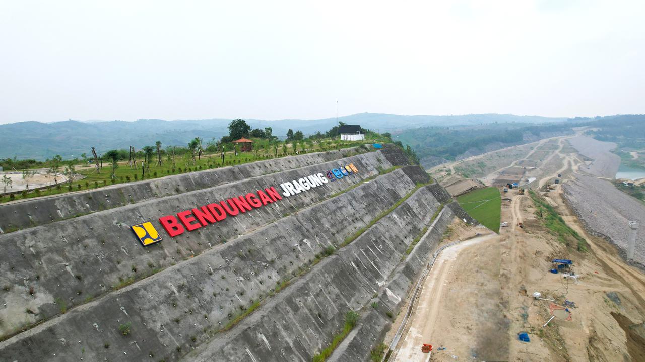 Bendungan Jragung di Kabupaten Semarang, Jawa Tengah