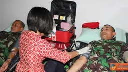 Citizen6, Jakarta: Kegiatan ini dilaksanakan dalam rangka untuk memenuhi kebutuhan darah pihak PMI DKI Jakarta yang mengalami penurunan selama bulan puasa. (Pengirim: Penkopassus).