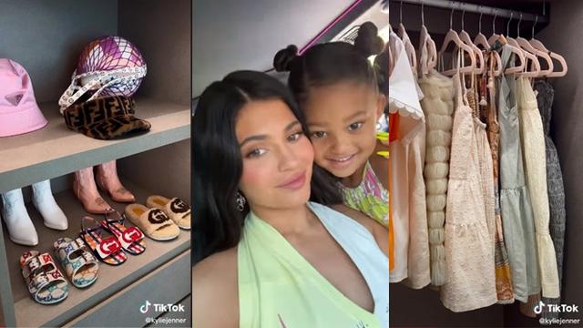 Mengintip Isi Lemari Putri Kylie Jenner, Ada Sederet Outfit Brand Mewah