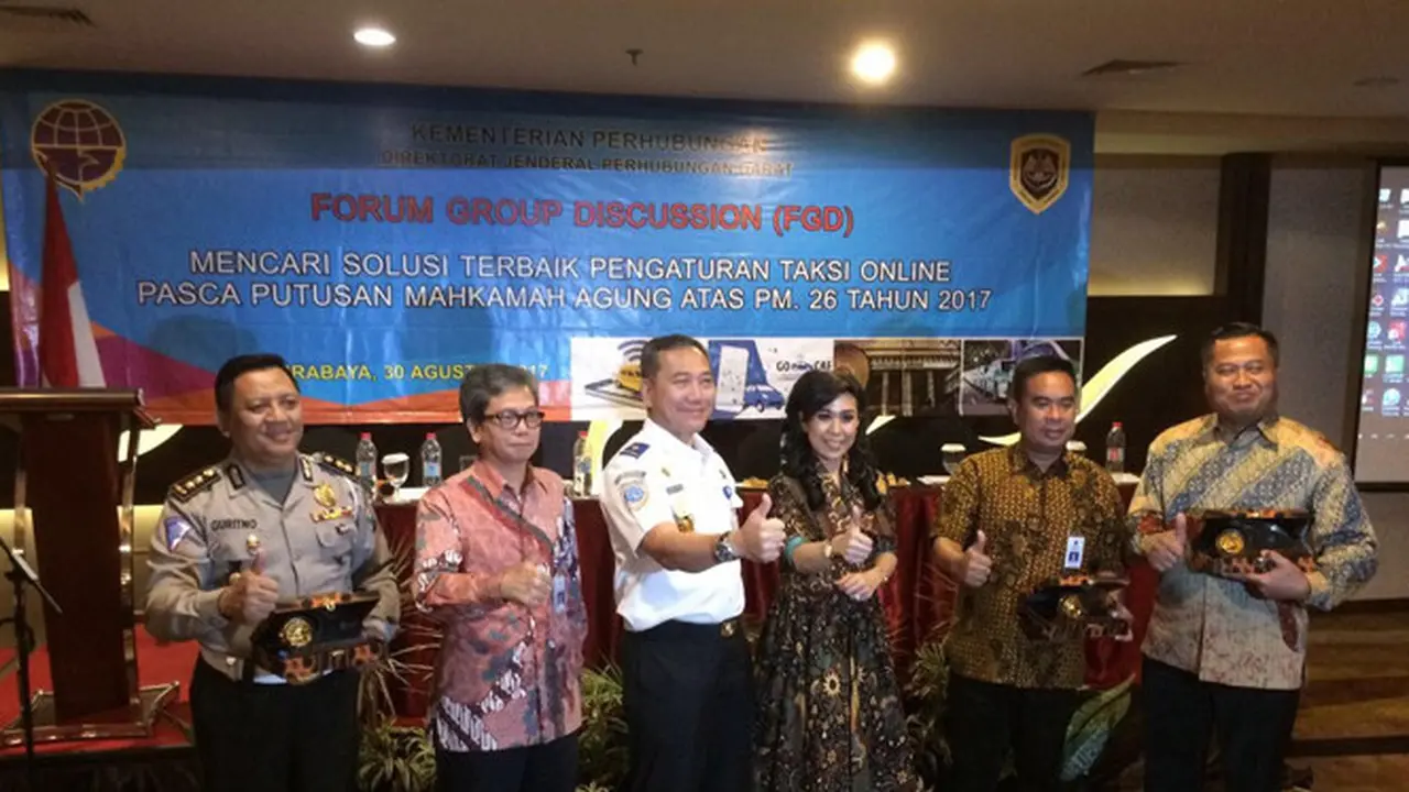 Kemenhub Gelar FGD Pengaturan Taksi Online Pasca Putusan MA