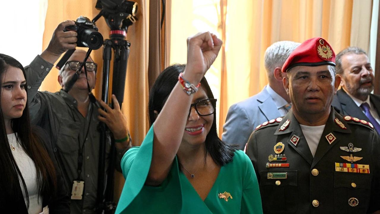 FOTO: Delcy Rodríguez Menjabat Presiden Sementara Venezuela