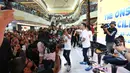 The Onsu Family meet and greet di salah satu mall di Cileungsi, Jawa Barat, Sabtu (25/1/2020). (Adrian Putra/Fimela.com)