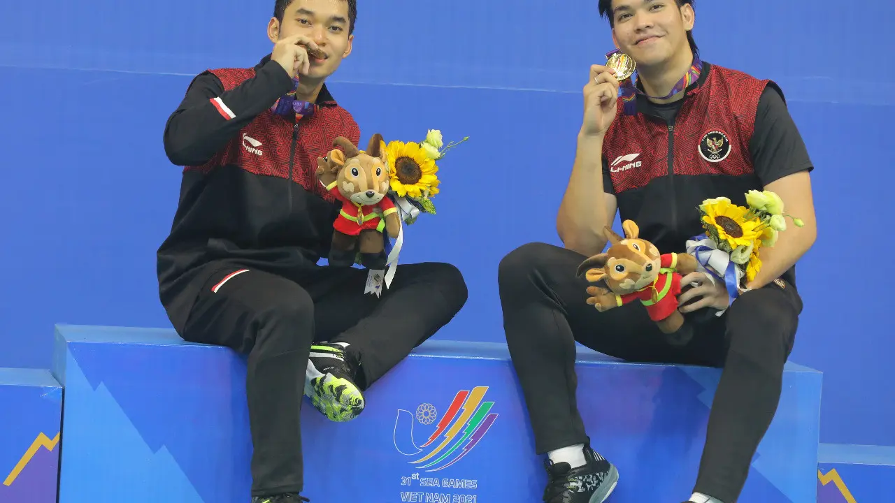 Leo Rolly Carnando/Daniel Marthin - SEA Games 2021 - Bulu Tangkis - 22 Mei 2022