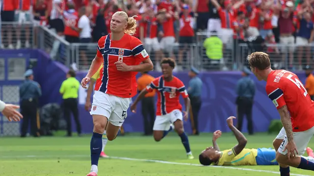 Norwegia Ukir Sejarah Singkirkan Brasil