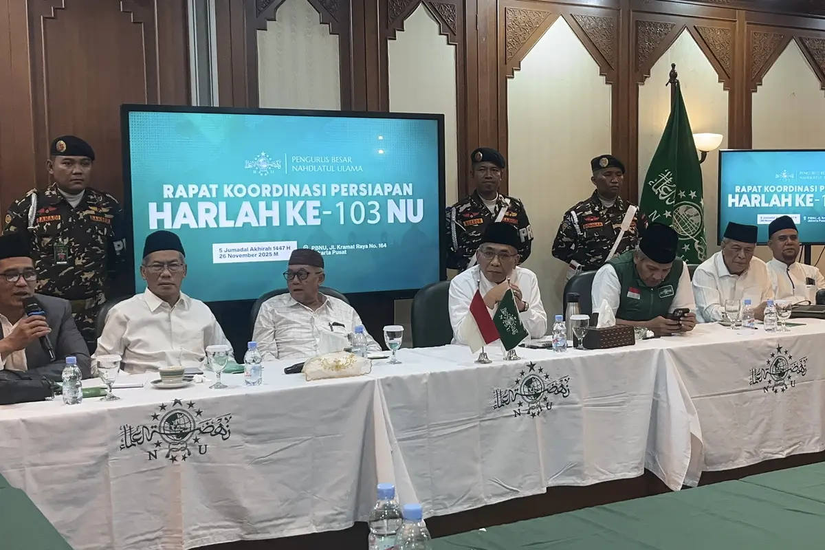 Ketua PBNU Yahya Cholil Staquf atau Gus Yahya. (Liputan6.com/Winda Nelfira)
