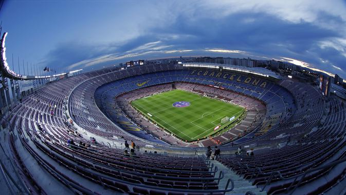 Stadion Camp Nou di Barcelona, Spanyol. (AP Photo/Joan Monfort, File)