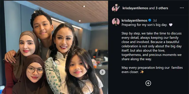 Krisdayanti Tulis 'Preparing for My Son's Big Day', Kode Azriel Hermansyah Segera Nikah?