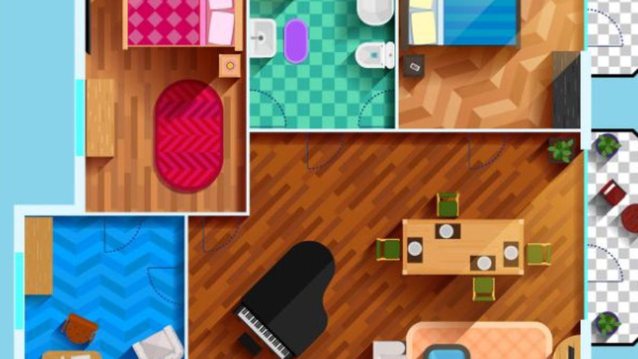 Ilustrasi Rumah dengan 3 Kamar