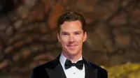 Benedict Cumberbatch dikenal sebagai aktor yang konyol, kerap kali mengeluarkan lelucon. (Gero Breloer/AP Photo)