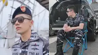 7 Potret Gagah Riza Syah Pakai Seragam TNI, Mirip Kapten Yoo Shi Jin DOTS (Sumber: Instagram/ rizasyah_14)