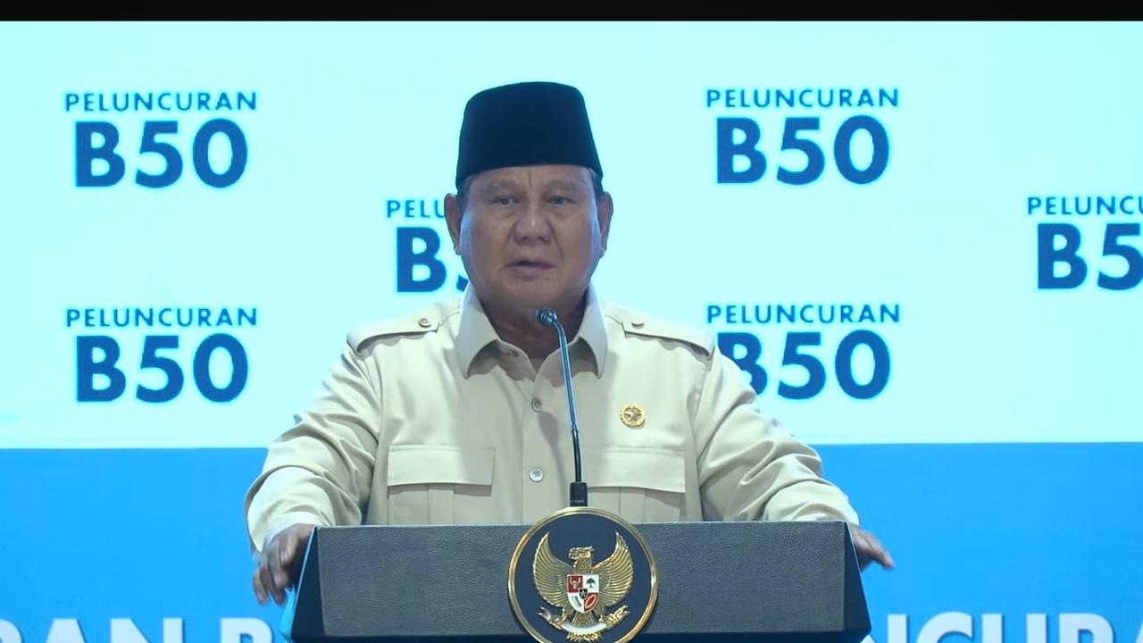 Prabowo di Peluncuran B50: Hari Ini Sangat Bersejarah, Kita Dibicarakan di Dunia