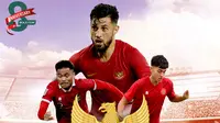 Timnas Indonesia - Stefano Lilipaly, Rafael Struick, dan Saddil Ramdani (Bola.com/Erisa Febri)