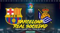 La Liga - Barcelona Vs Real Sociedad (Bola.com/Adreanus Titus)