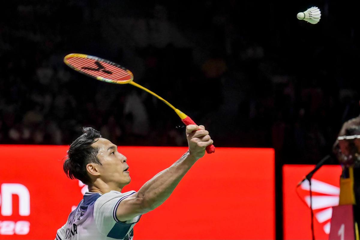 FOTO: Jonatan Christie Melaju ke Final Indonesia Open 2026