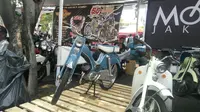 Motor berpedal (Moped) (Arief A/Liputan6.com)