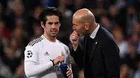 Liga Spanyol: Zinedine Zidane Tuntut Isco Bekerja Lebih Keras Jika Ingin Jadi Starter di Real Madrid