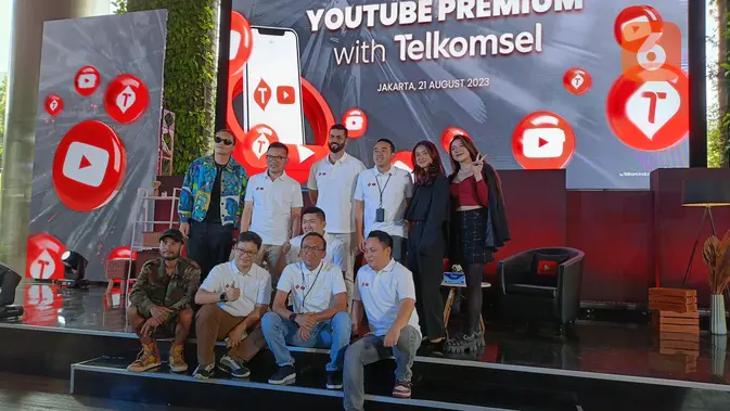 <p>Peluncuran paket bundling YouTube Premium dari Telkomsel, paket ini dibanderol Rp 49 ribu per bulan. (Liputan6.com/ Agustin Setyo Wardani)</p>