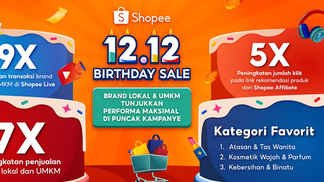 Puncak Kampanye 12.12 Birthday Sale: Brand Lokal dan UMKM Berhasil Tingkatkan Penjualan hingga 7 Kali Lipat