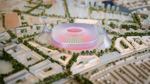Desain calon stadion baru Manchester United