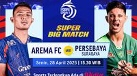 Temukan link ive streaming super big match BRI Liga 1: Arema FC vs Persebaya Surabaya di Vidio. Jangan sampai lewatkan Derby Jawa Timur antara Arema FC vs Persebaya Surabaya dalam lanjutan BRI Liga 1 hanya di Vidio. (sum. doc. vidio.com)