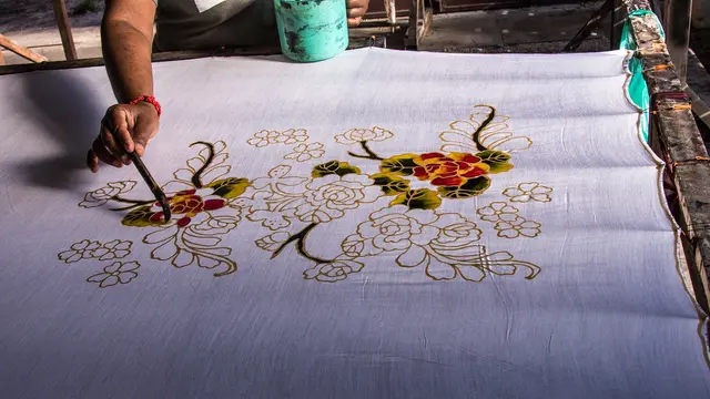 Cara menggambar batik