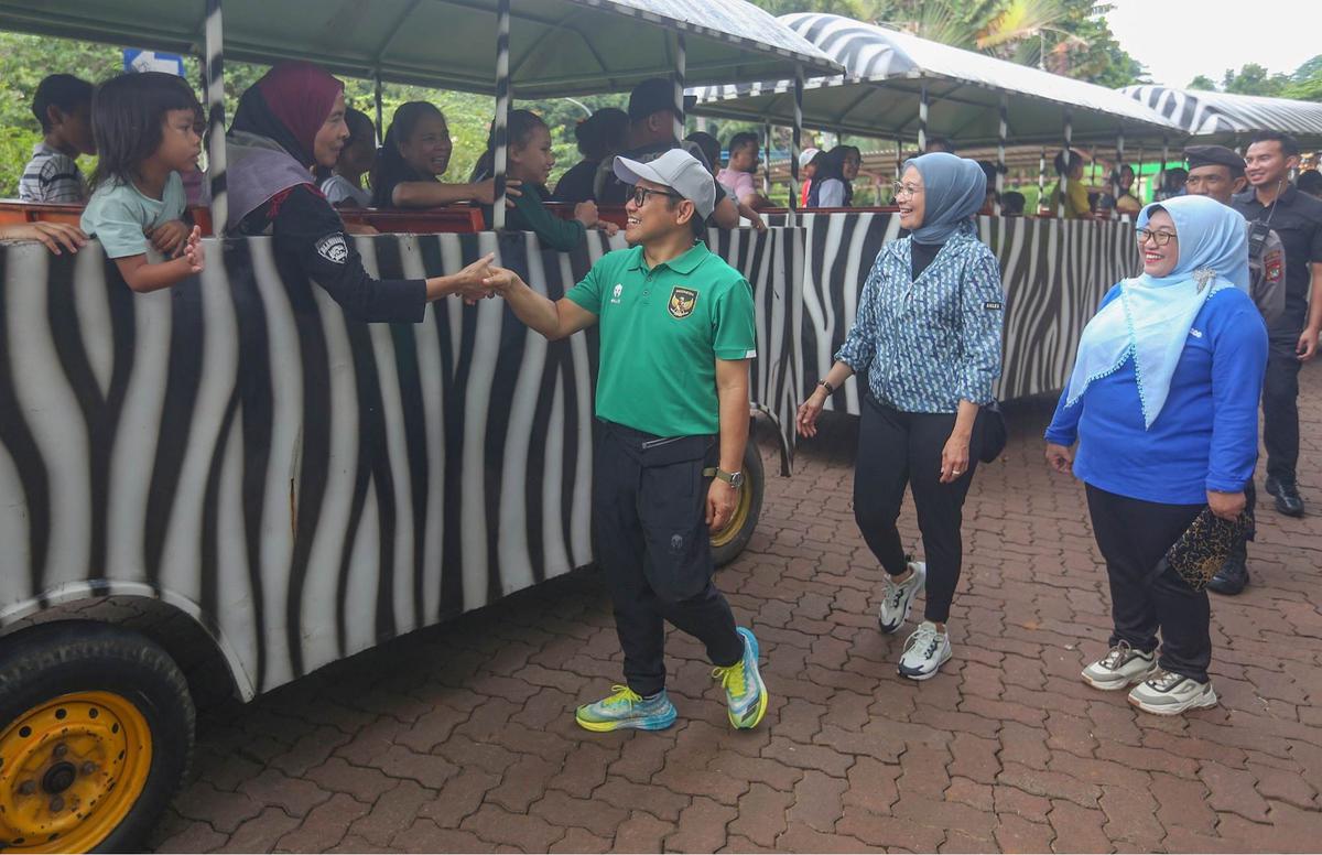 Cak Imin kunjungi Taman Margasatwa Ragunan