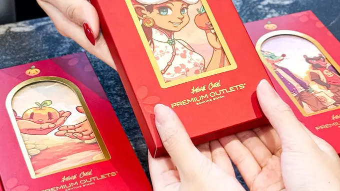 Desain Angpao Seniman Kenji Chai untuk Ramaikan Perayaan Imlek 2026. Dok. Jakarta Premium Outlets