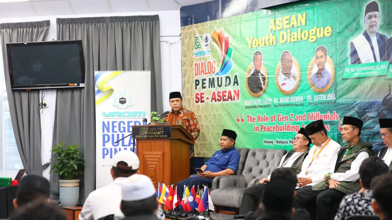Dialog yang menggandeng Gen Z dan Milenial untuk terlibat dalam misi perdamaian dunia di University Sains Malaysia (USM), Penang, Malaysia, Senin (27/5/2024). (Dok. JIC)