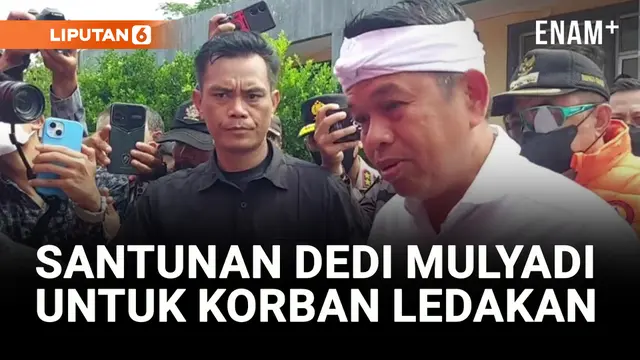 VIDEO: Dedi Mulyadi Beri Santunan 50 Juta untuk Keluarga Korban Ledakan Garut