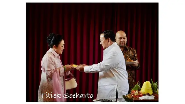 6 Potret Titiek Soeharto di Ulang Tahun Prabowo