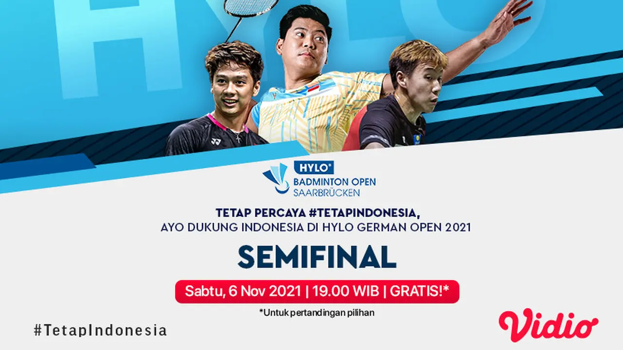 Jadwal tim Indonesia di semifinal HYLO Open 2021