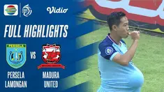 Berita video highlights pertandingan BRI Liga 1 2021/2022 antara Persela Lamongan vs Madura United yang berlangsung di Stadion Maguwoharjo, Sleman, Sabtu (16/10/2021).
