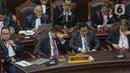 MK menyatakan menolak untuk seluruhnya permohonan sidang sengketa Pilpres 2024 yang dimohonkan Anies Baswedan-Muhaimin Iskandar. (Liputan6.com/Angga Yuniar)