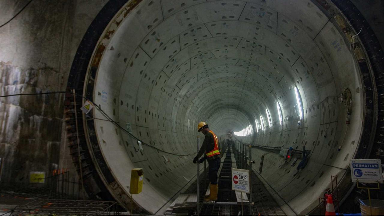 Konstruksi Jalur MRT Thamrin-Monas Capai 84 Persen, Target Selesai Akhir 2025
