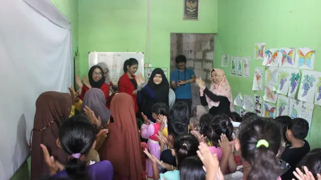 Universitas Mercu Buana Ajak Anak Peduli Kebersihan dengan Kebiasaan Mencuci Tangan