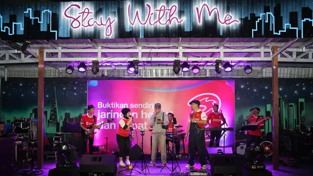 Kemeriahan Roaring Night di Pangkalpinang Persembahan Jaringan Hemat dan Cepat Tri