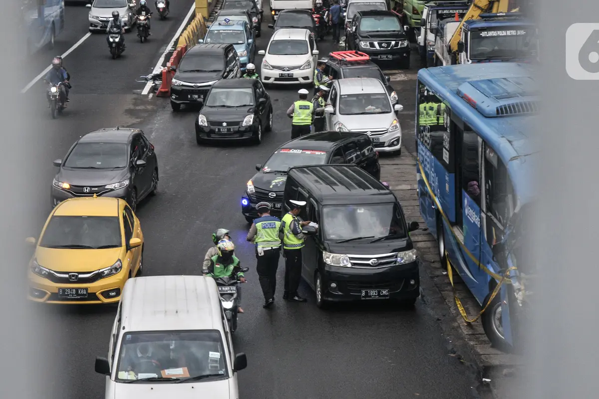 Pemberlakuan Sanksi Tilang Pelanggar Ganjil Genap