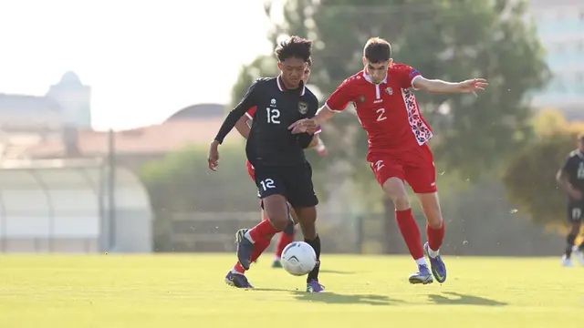 Foto: Gagal Bongkar Pertahanan Moldova U-20, Timnas Indonesia U-20 Petik Hasil Imbang Pertama di Turki