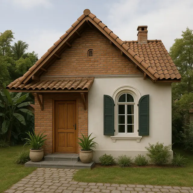 Desain Rumah Kampung Kekinian yang Estetik