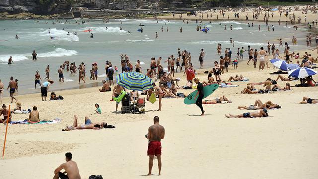 Gelombang panas ekstrem melanda sebagian besar wilayah timur Australia (AP/Joel Carrett)