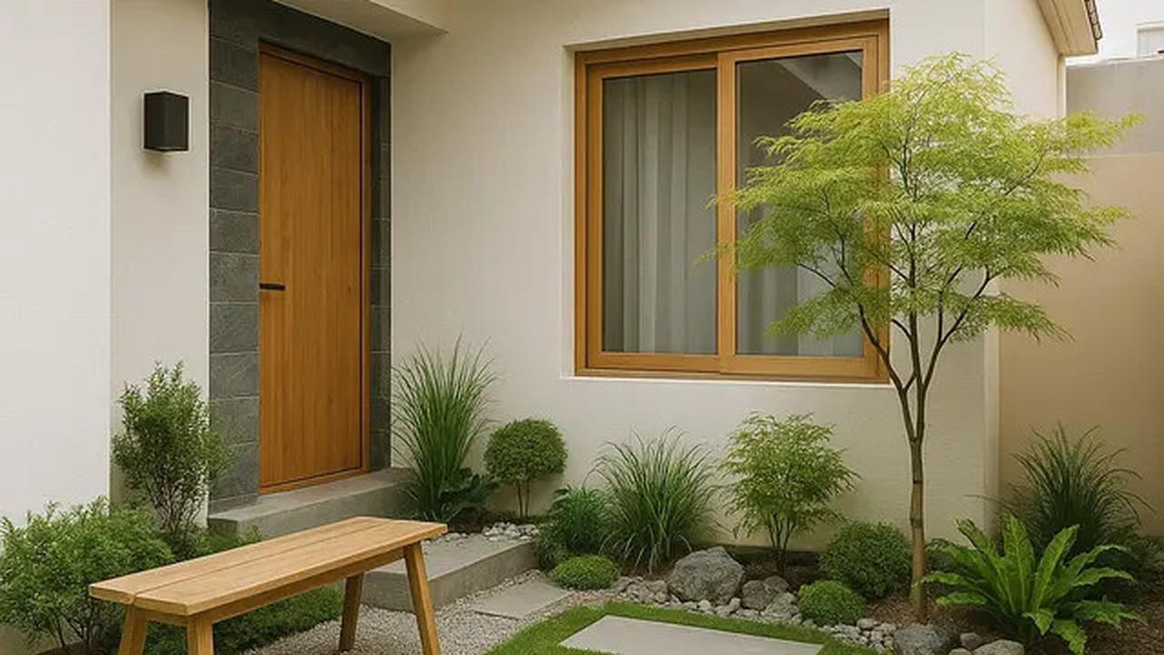 7 Inspirasi Taman Depan Gaya Japandi untuk Rumah dengan Lahan Terbatas, Bikin Hunian Lebih Menarik.