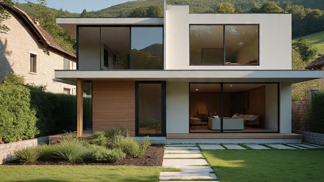Ilustrasi Desain Rumah 2 Lantai