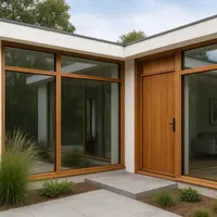 Rumah Minimalis Modern dengan Kaca Luas (Foto: ChatGPT)